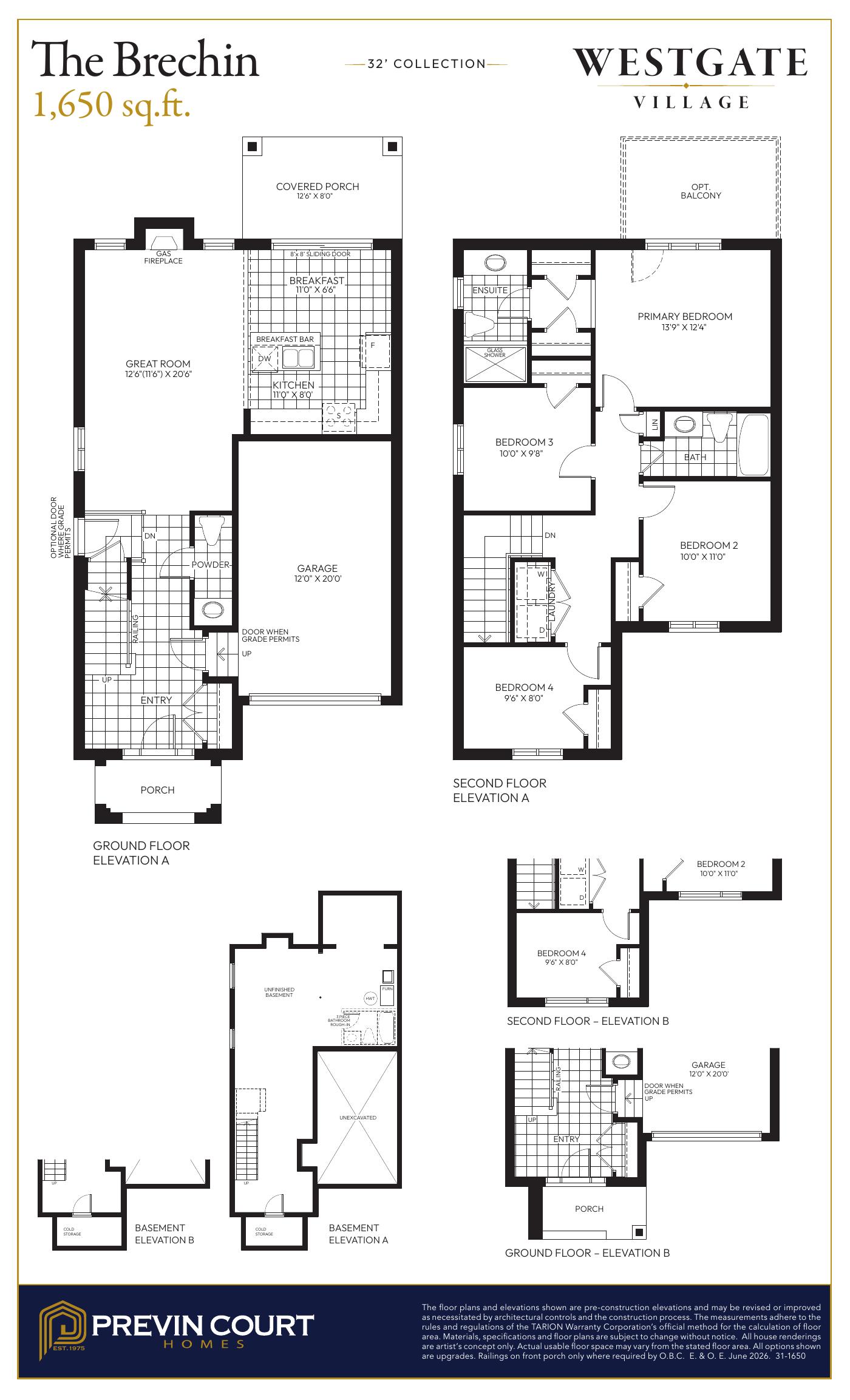 The Brechin — Full Floorplan