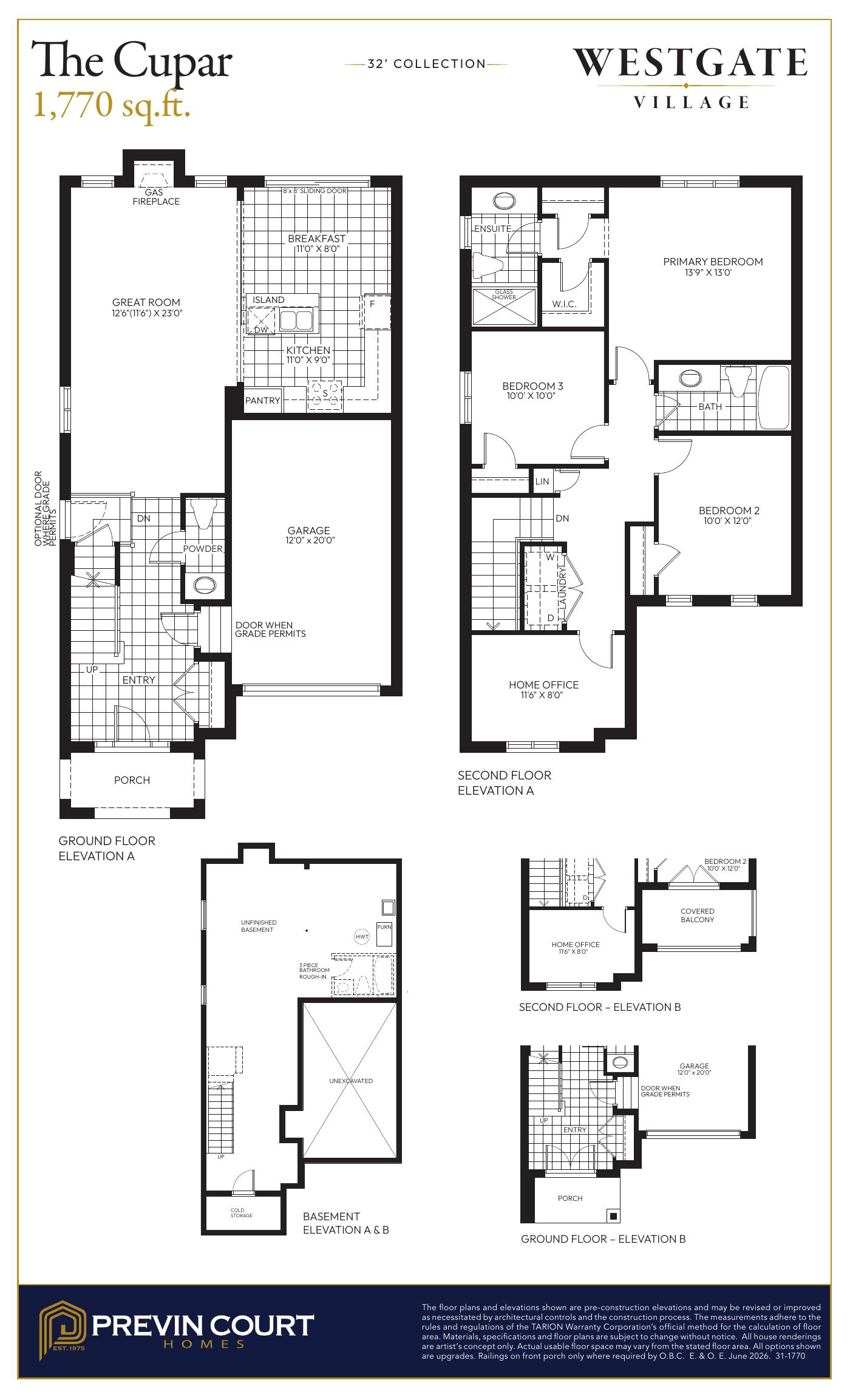 The Cupar — Full Floorplan