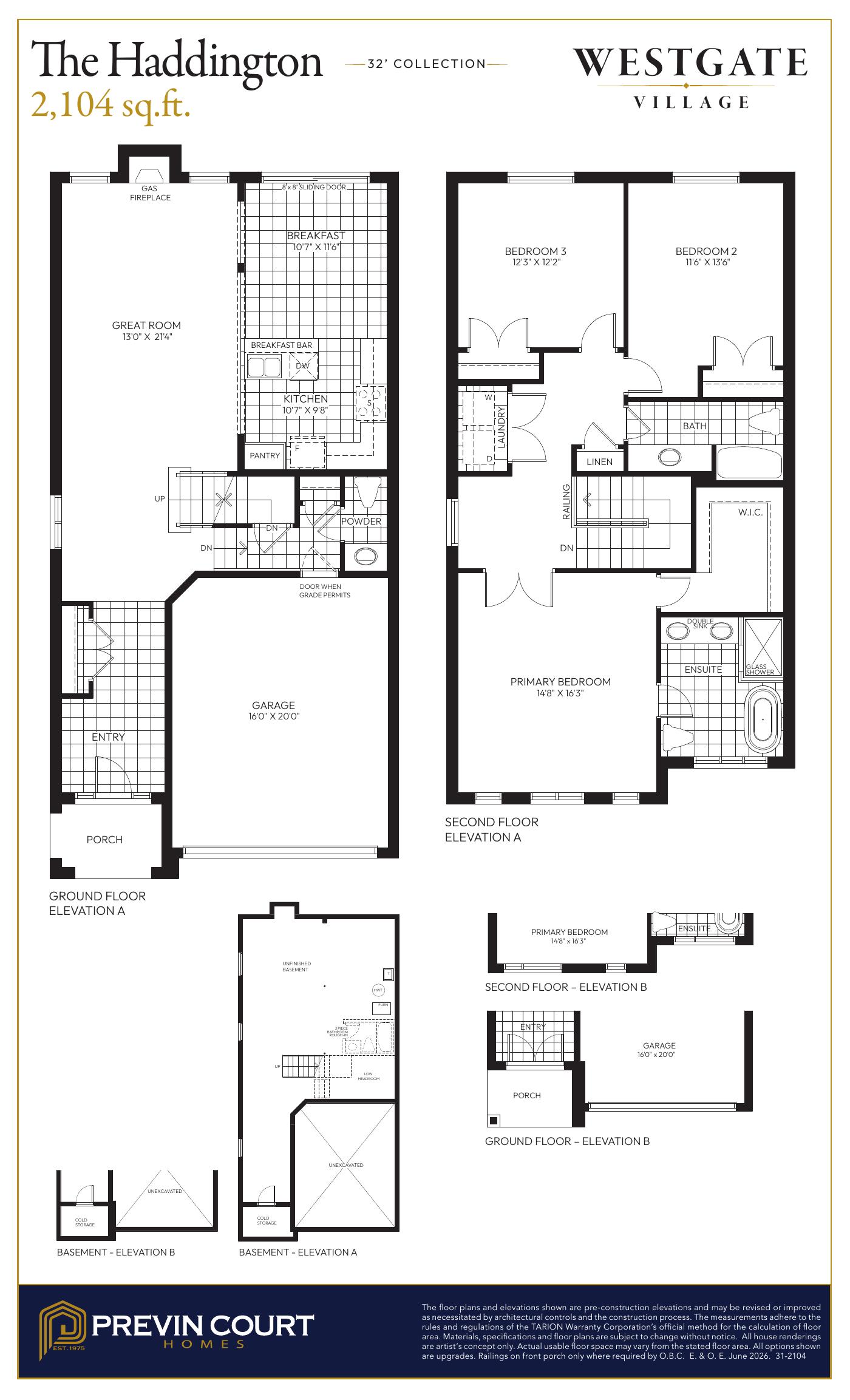 The Haddington — Full Floorplan