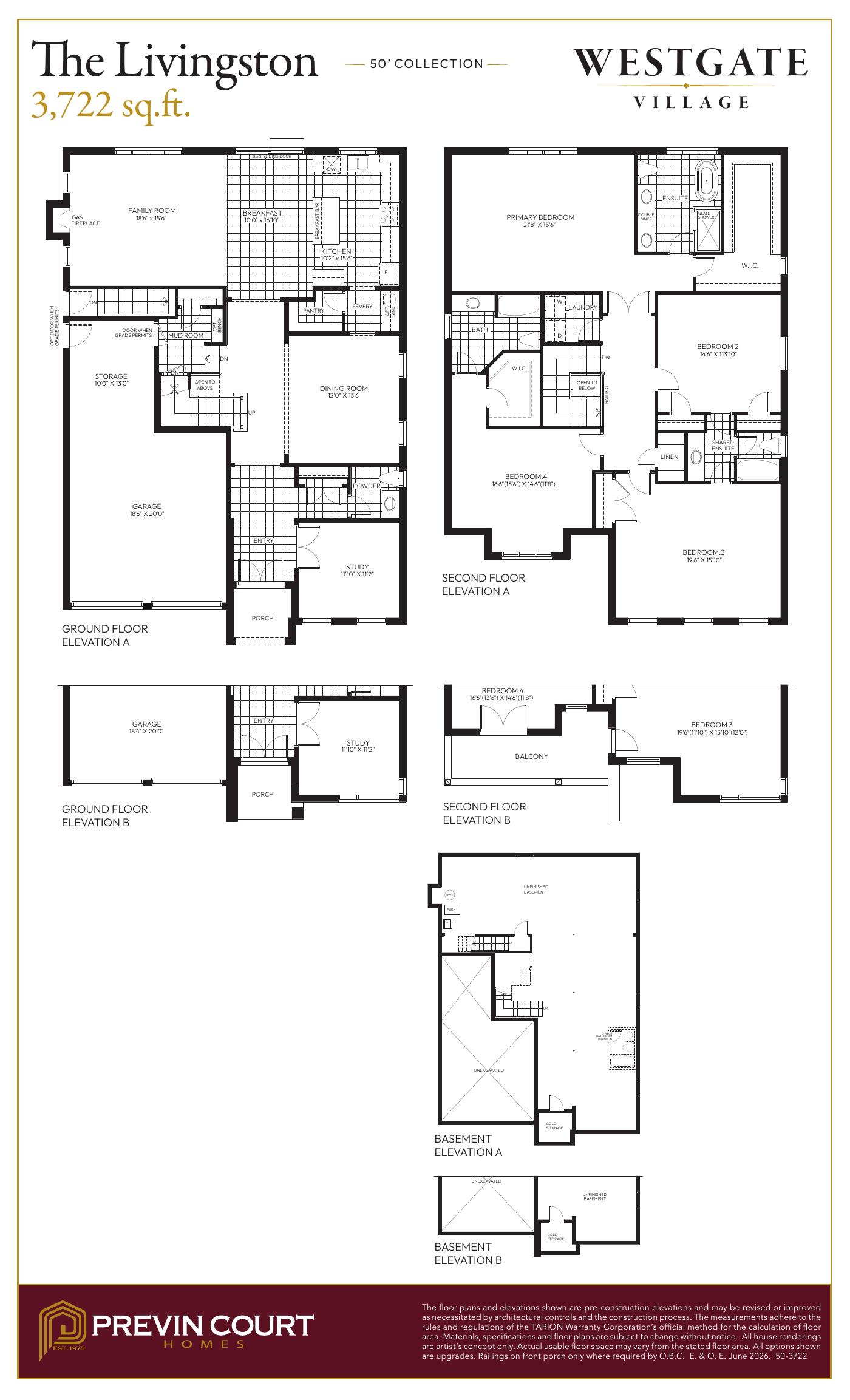 The Livingston — Full Floorplan