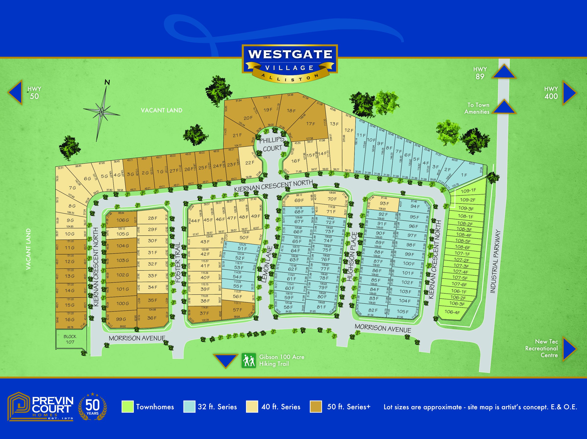 Previn Court Community Site Plan